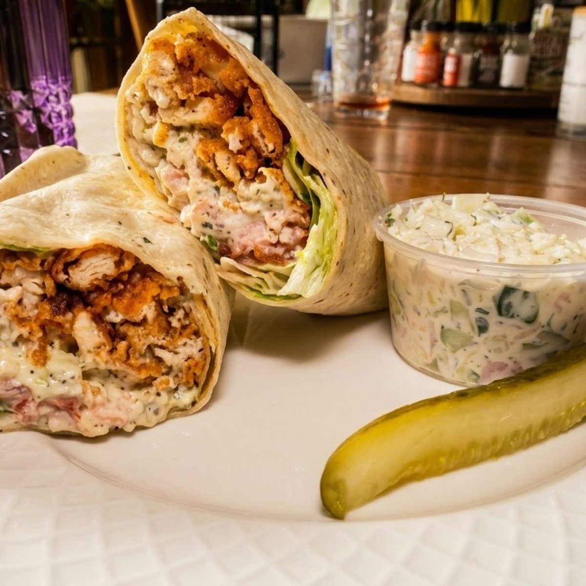 Want a healthier option? Try one of our tasty wraps.